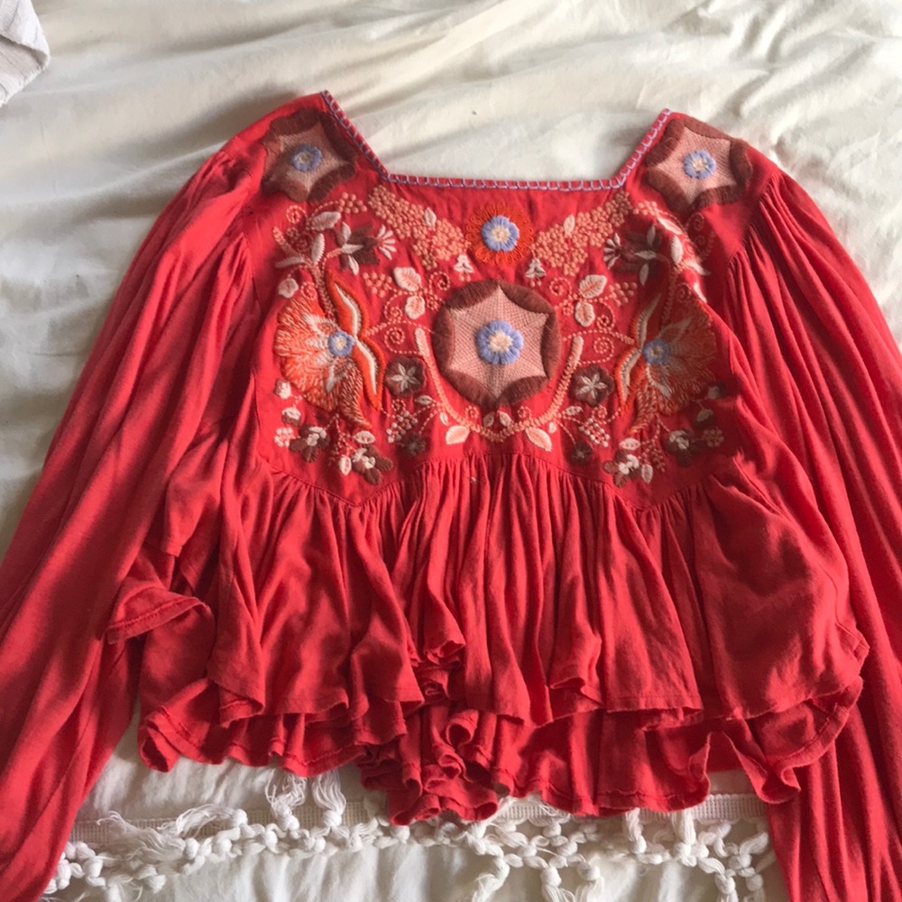Free people blouse NEVER WORN